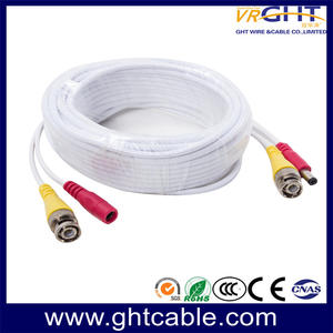 CCTV Cable With BNC & DC Plugs For CCTV Camera/Security Survillance
