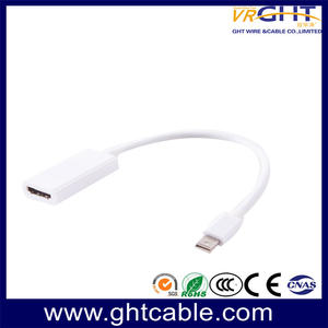 4K mini DP to HDMI adapter Cable for PC tablets