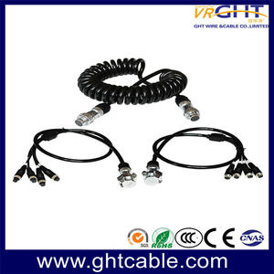 4 Ways Trailer Truck Spiral Cable