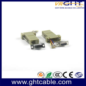 RJ45-DB9 FEMALE Connector 