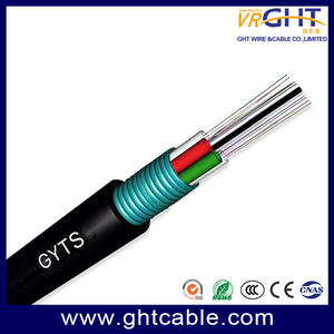 Underground GYTS Steal armoured 12 core aerial fiber optical cable gyts